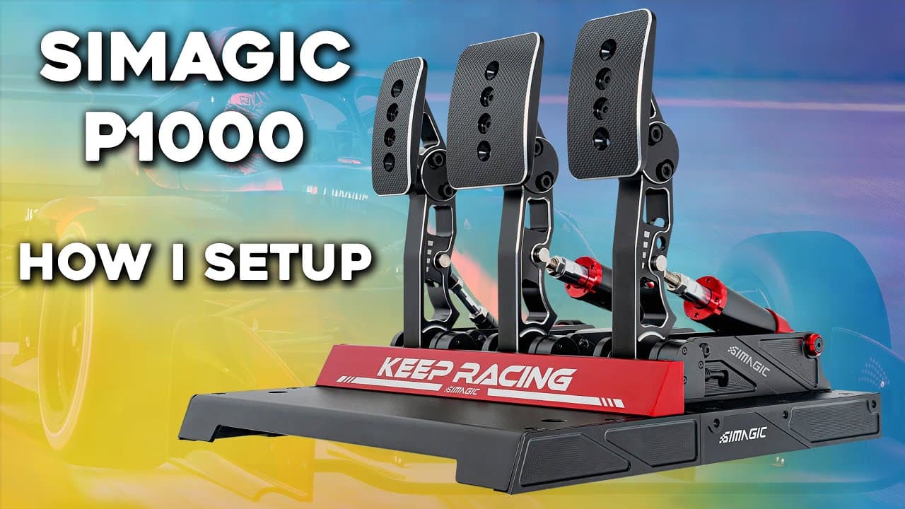 SIMAGIC P1000 pedals, my brake setup