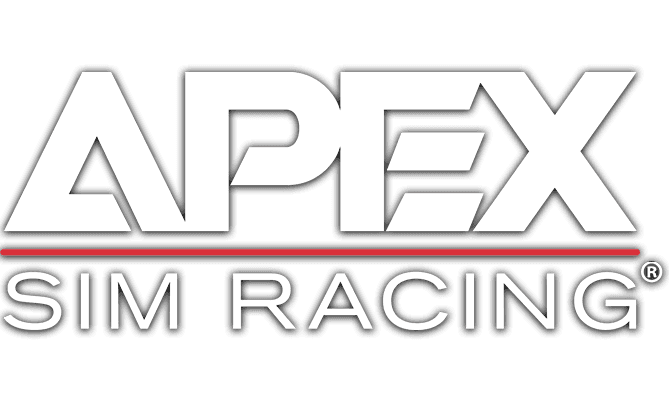 Apex Sim Racing logo, discount code JACKZER for 5% off (USA)