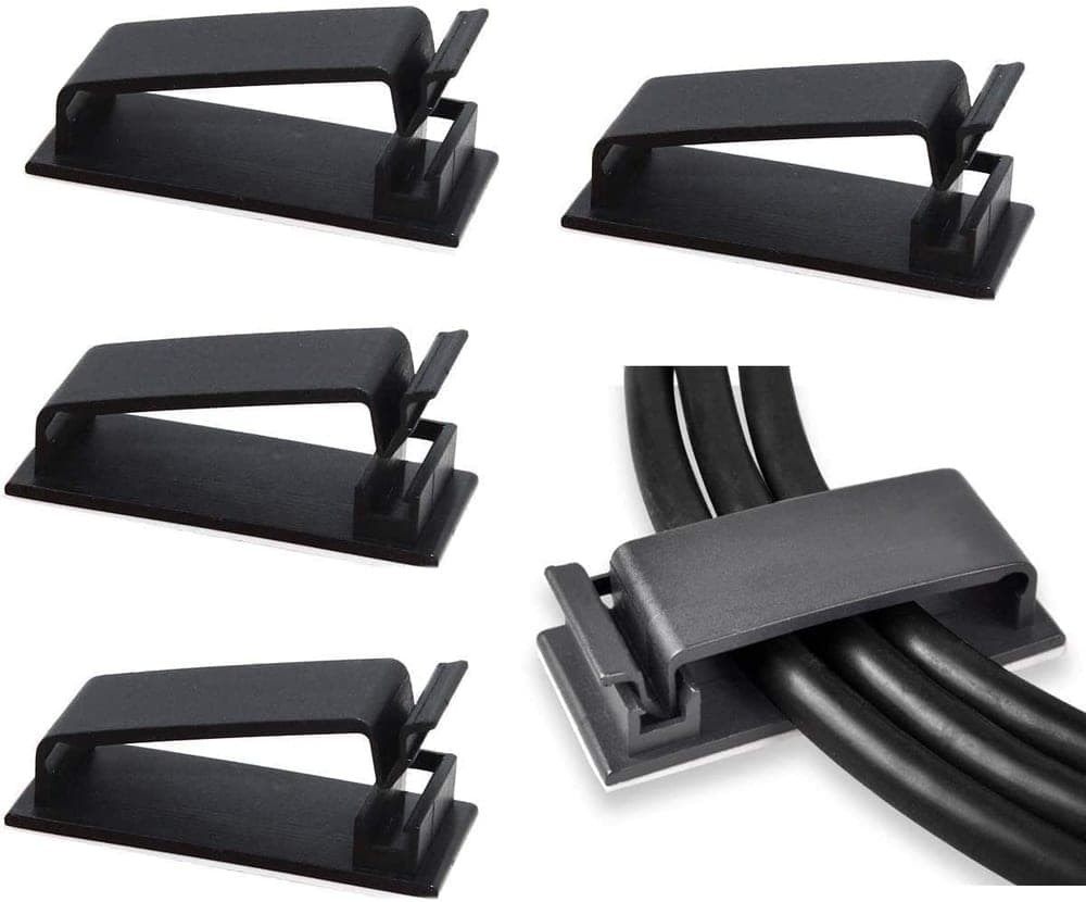 SOULWIT self-adhesive cable clips (50 pack)