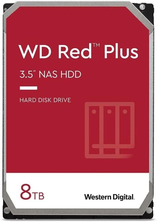 WD Red Plus 8TB NAS hard drive