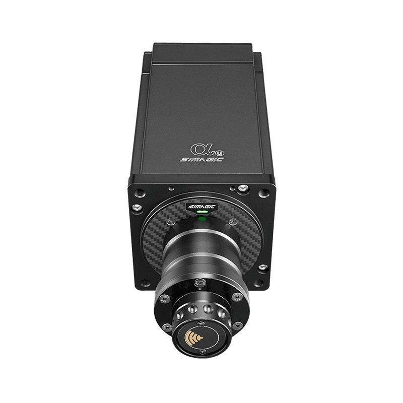 SIMAGIC Alpha Ultimate (U) 23 Nm direct drive wheelbase, front view