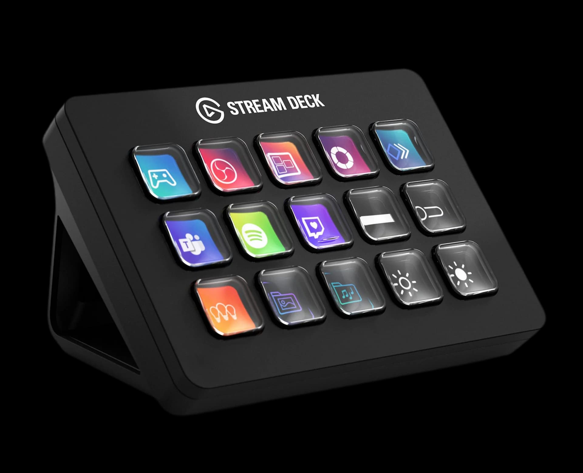 Elgato Stream Deck included with every custom rig