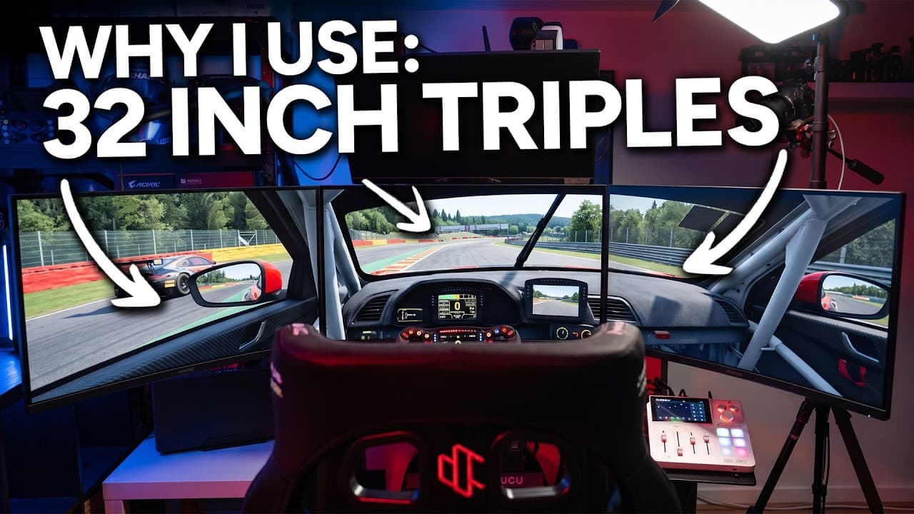 Why I picked 32 inch triple screens